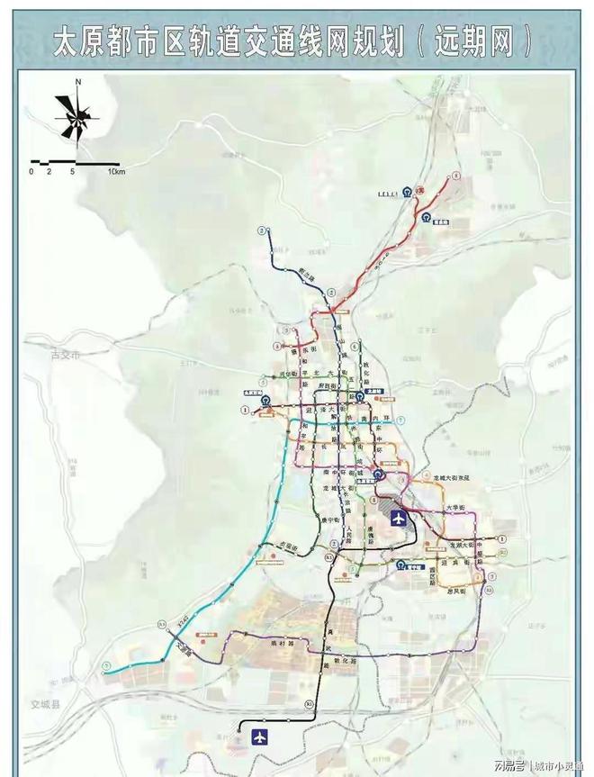 太原市地铁最新规划图，未来交通蓝图展望