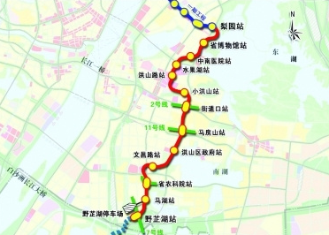 武汉地铁11号线最新线路图，城市交通枢纽的新篇章