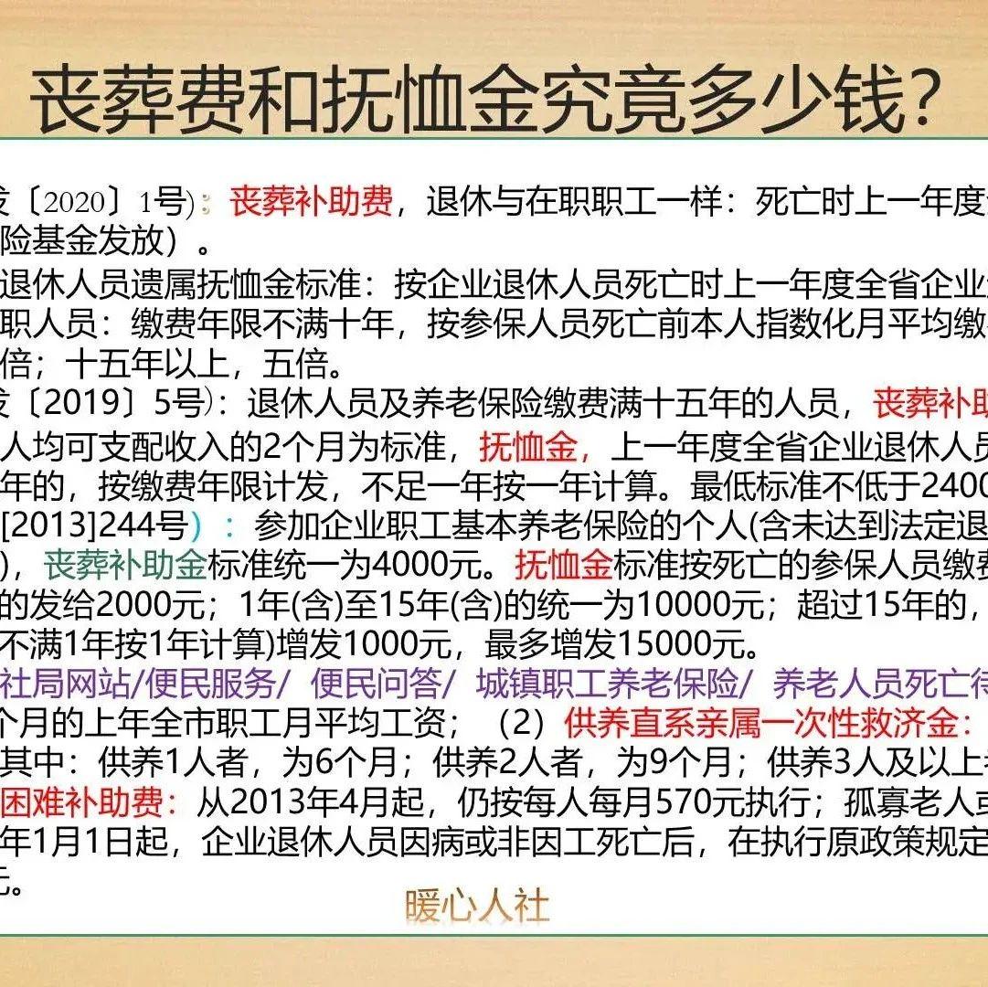 辽宁省丧葬费抚恤金最新规定解析