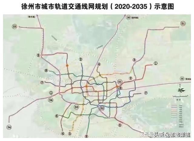 徐州地铁最新规划图4，构建现代化城市公共交通体系的关键一环