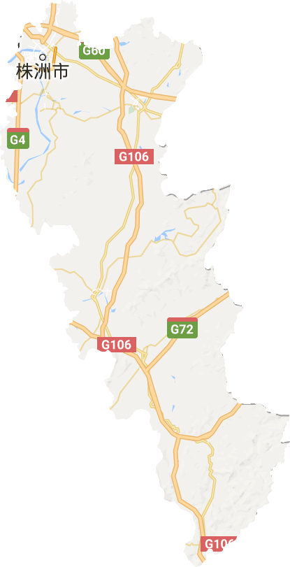 株洲市最新地图概览